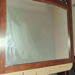 Wooden  Dresser/wall Mirror