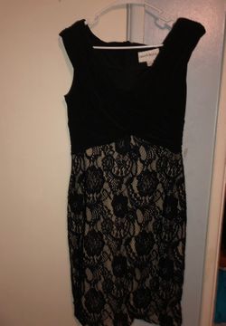 Lace black dress