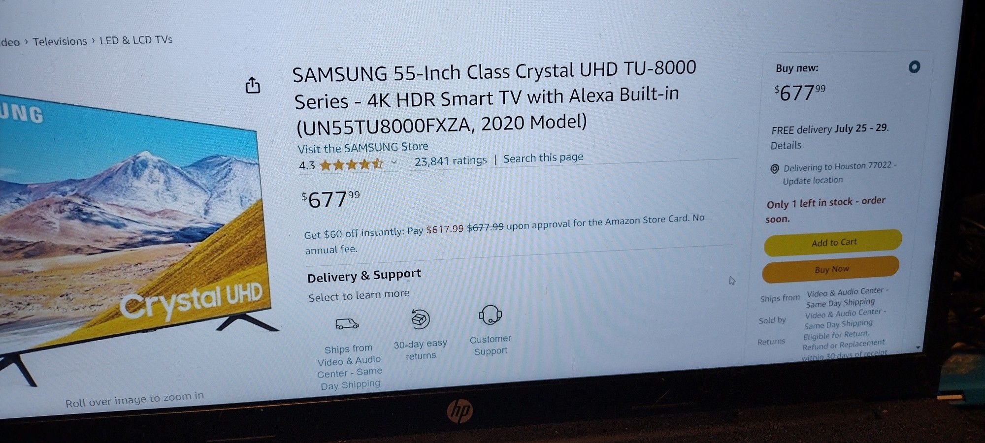 Samsung TV 55 Inch 4k