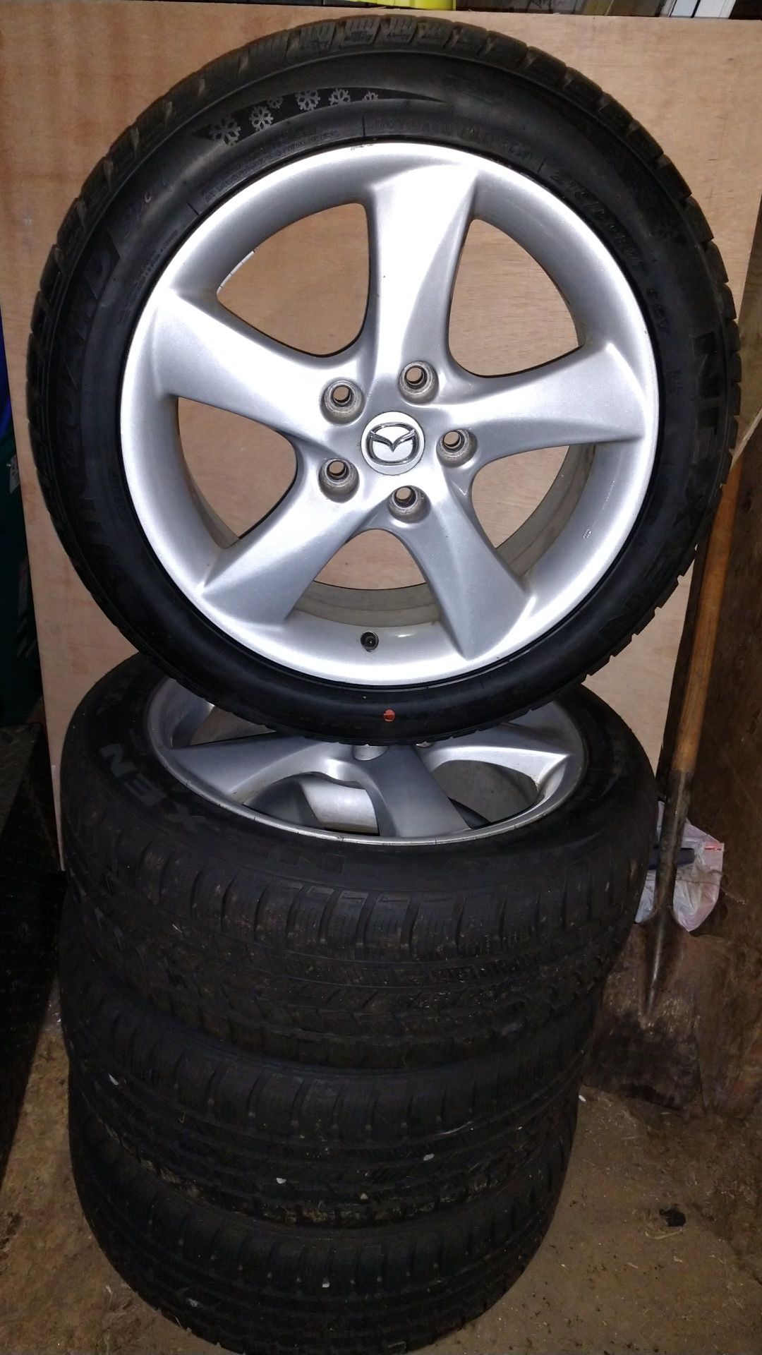 Nexen Winguard Sport Studless Snow Tires on Mazda Rims for Sale in Puyallup, WA OfferUp