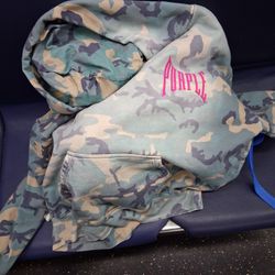 Purple Hoodie Size LARGE