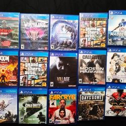 PS4 Bundle Lot Of 21 Games For $290