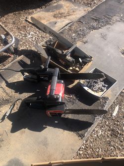 3 Electric Chain Saws
