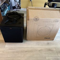 Klipsch R-120SW home theater subwoofer like new 