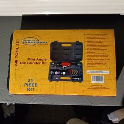 21 Piece Mini Angle Die Grinder Air Tool Set