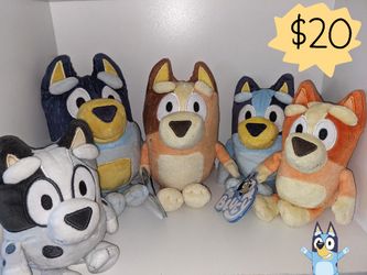 5 Set Of 8" Bluey Plushies