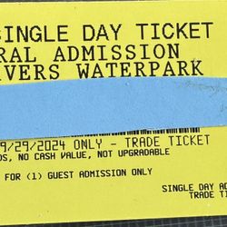BIG RIVERS WATERPARK Ticket 