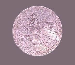 2005P Jefferson Nickel Planchet Error/Defect - Mint Error - Rain in Pacific!