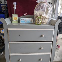 Baby Changing Table And Chest A Drawer