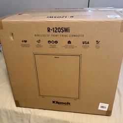 Klipsch R-120SWi Wireless Subwoofer – 12 In. Driver | 400W Peak | Deep, Chest-Rattling Bass