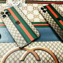 Gucc luxuryphonewraps 3D textured skins,