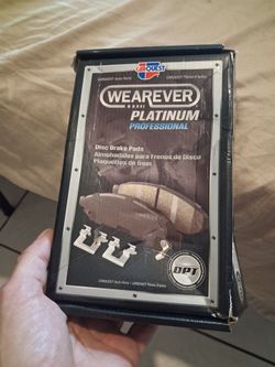 Wearever platinum brake pads