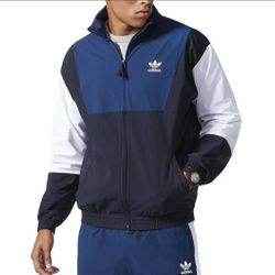 Adidas Oridecon Block Wind Jacket Legend Blue/ White Men’s Size Small