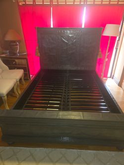 Restoration Hardware Annecy Metal Wrapped Bedroom Set