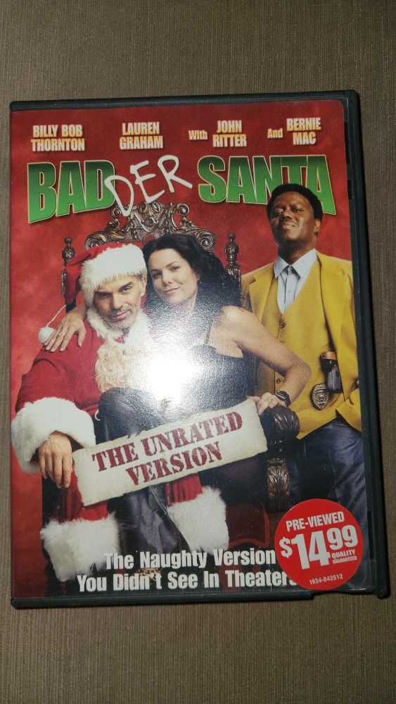 Bad Santa Unrated Version DVD
