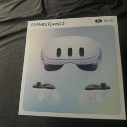 Brand New & Sealed Meta Quest 3 - 512GB (Latest Model)