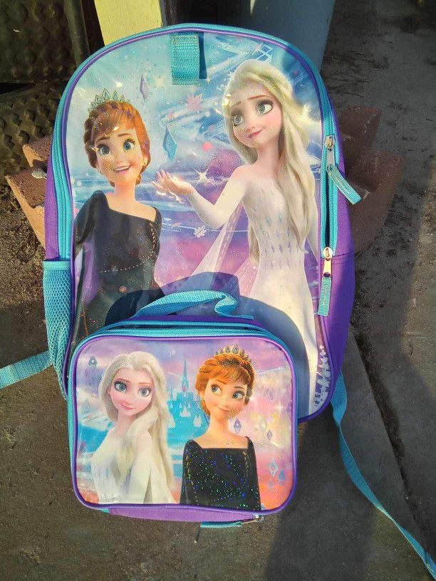 Frozen Backpack And Lunch Pail