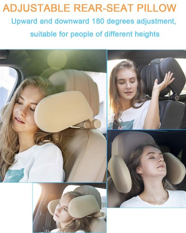 Car Headrest Pillow Sleeping Head & Neck Support Buluby Premium