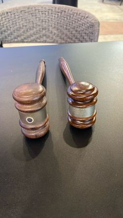 Two vintage gavels