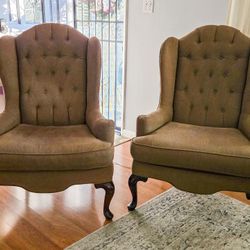 Wingback Chairs - set of 2