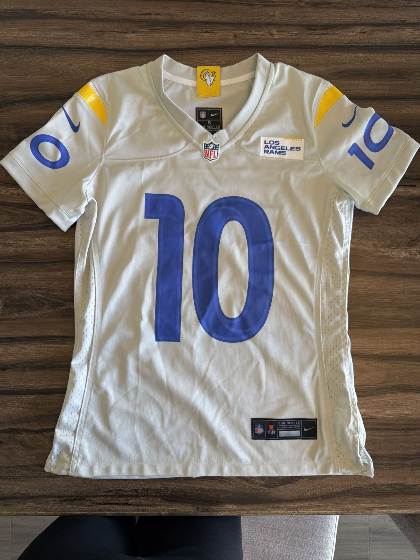 Nike NFL Rams Cooper Kupp #10 Jersey (Bone) – Size Small