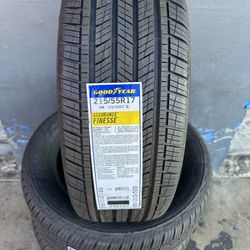 215/55/17 New Set Of Goodyear Tires Installed 