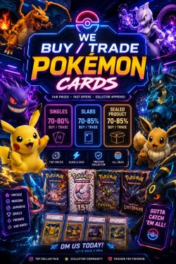 🔥 Pokémon Buy / Trade / Sell | Sealed • Slabs • Singles • 151 • Evolving Skies 🔥