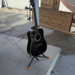 Guitar with Stand