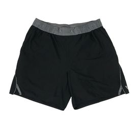 Vuori Trail Shorts Mens Medium M Black 7” Inseam Lined Stretch Gym Training