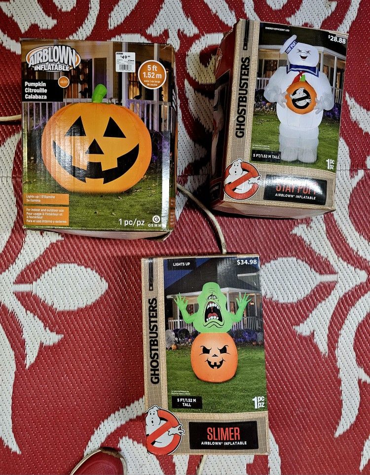All 3 Halloween Inflatables For Sale For One Price.