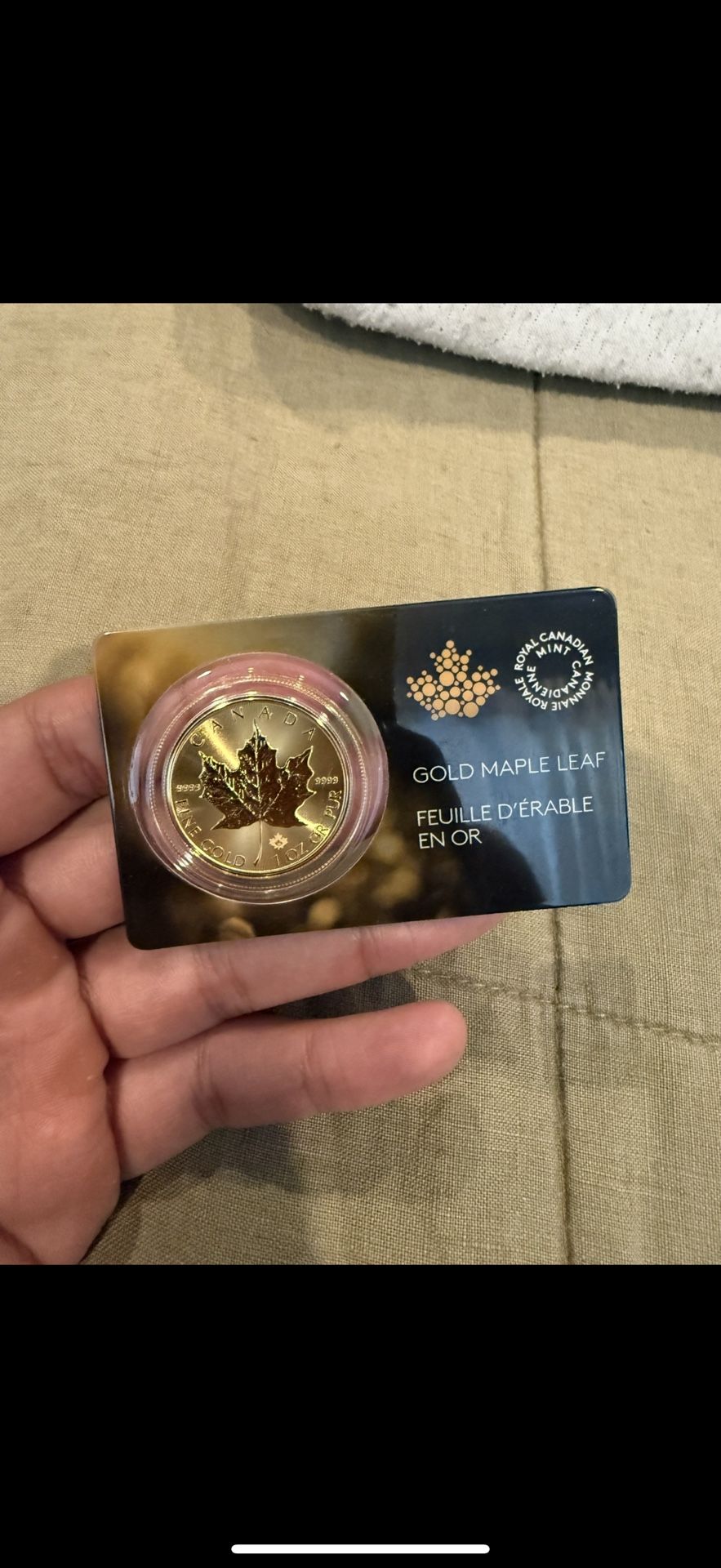 24k Gold Maple Coin