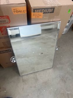 Bathroom vanity swivel mirror