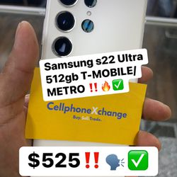Samsung Galaxy S22 Ultra 512gb  Tmobile/metro 