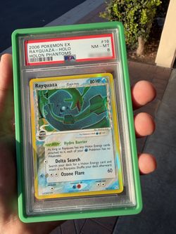 Rayquaza Holon Phantoms #16 PSA 8  POP 384