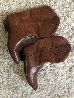 Brass Plum Vintage Snake Boots
