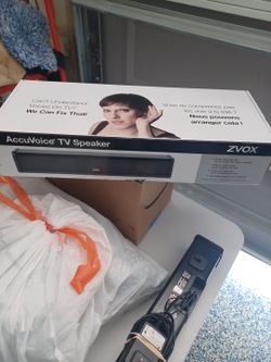 T V sound bar accuvoice