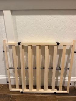 Wooden baby gate