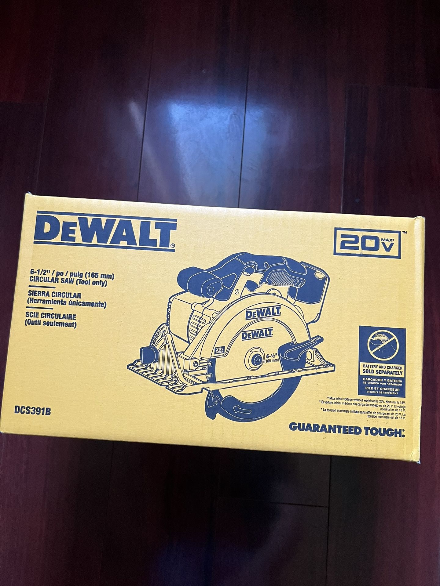 Dewalt 20v 6.5in Circular saw