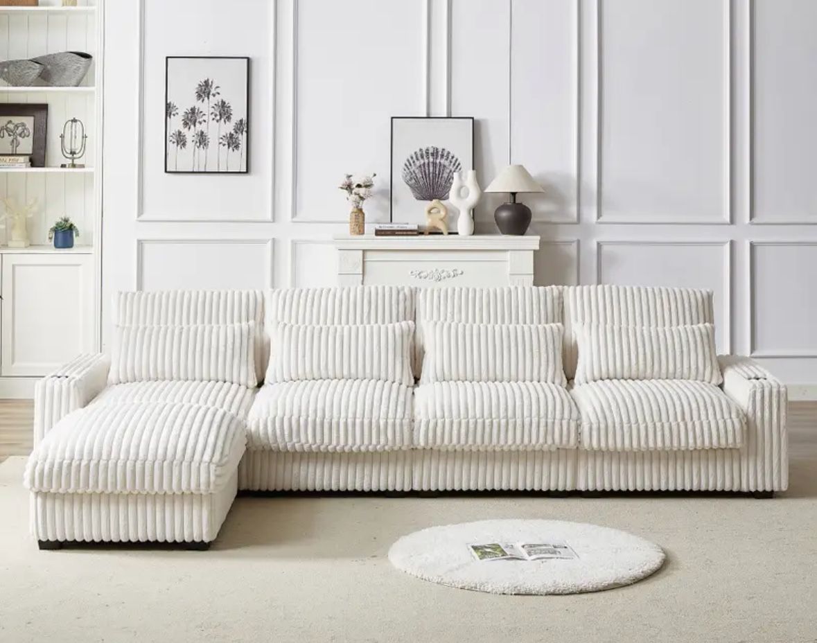 NEW MODULAR CORDUROY SOFA 