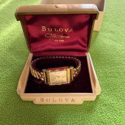 Bulova 1940s Art Deco Watch