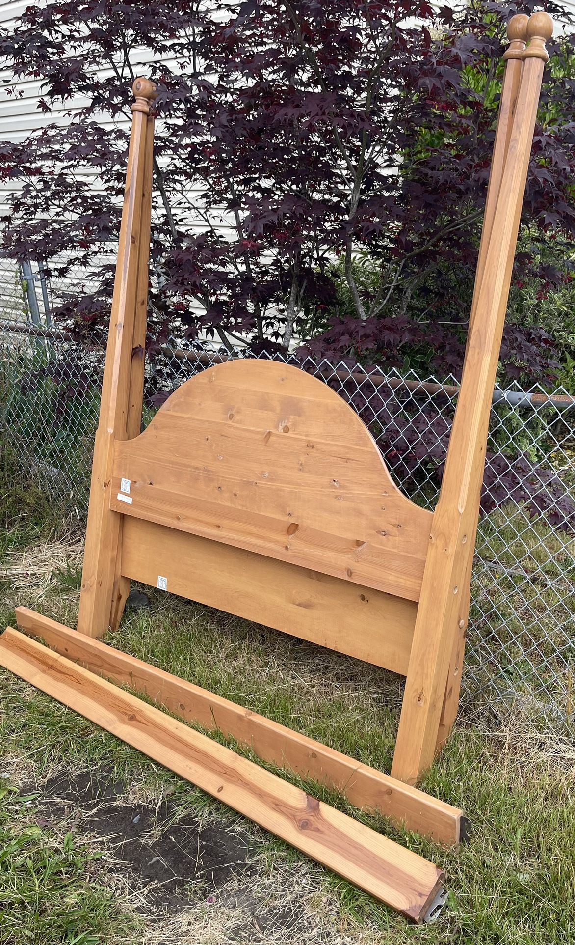 Solid Wood Queen Bed Frame