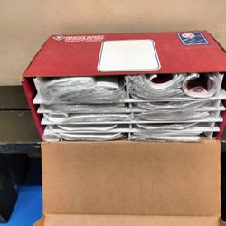 Red & White Iron On Numbers 