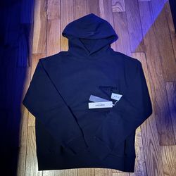 ESSENTIALS HOODIE BLACK