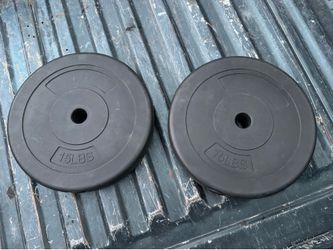 15lbs weight plates