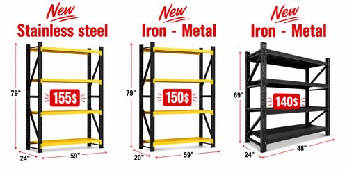 Heavy duty racks - stainless steel - metal