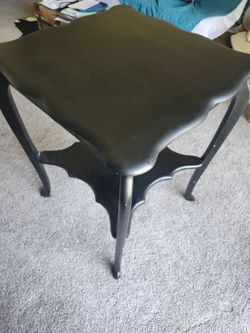 Goth End Table Victorian -ish