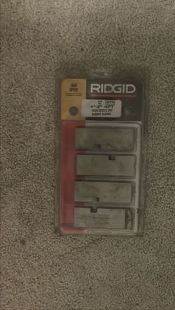Die Set - RIDGID 1” - 2” 47770 high speed, right hand threaded