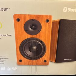 Knox Gear, Powered Bookshelf, Speakers With Bluetooth