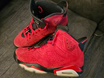 Nike Air Jordan 6 Retro “Toro Bravo” Red Suede