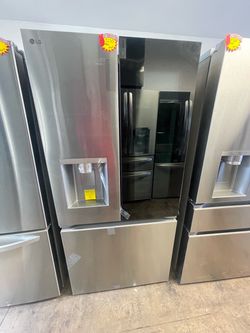 ( 33 inches )   LG Stainless Steel French Door Refrigerator Instanview